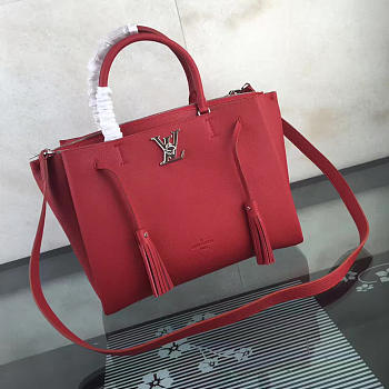 Bagsall Louis Vuitton 38 tote handbag red M54570 