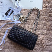 Bagsall Chanel original single bag black 24CM - 4