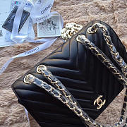 Bagsall Chanel original single bag black 24CM - 3