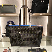 Bagsall Fendi Shopping Bag 8BH185 Blue - 1