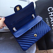 Chanel Classic Tote Dark Blue 25cm - 5