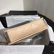 Chanel transparent PVC pearl sandbags pink 25cm - 3