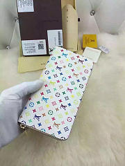 Louis Vuitton long wallet 19 white color  M60049  - 3