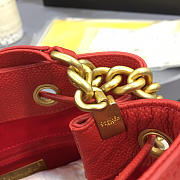 Bagsall Chanel's latest drawstring bucket bag big red - 6