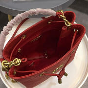 Bagsall Chanel's latest drawstring bucket bag big red - 5
