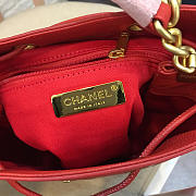 Bagsall Chanel's latest drawstring bucket bag big red - 2