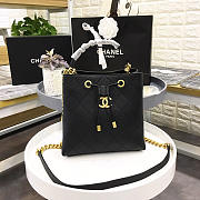Bagsall Chanel New Drawstring Bucket Bag Black - 1
