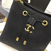 Bagsall Chanel New Drawstring Bucket Bag Black - 5