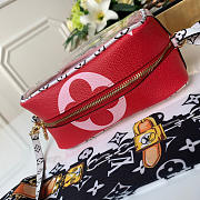 Bagsall LV Beach Clutch Jelly Pack M67610 red - 6