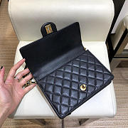 Chanel classic rhomboid cover bag black AS0585 21cm  - 5