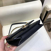 Chanel classic rhomboid cover bag black AS0585 21cm  - 2
