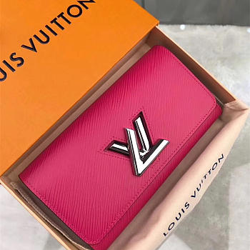 Louis Vuitton Twist Long Wallet Coquelicot 3781 19cm