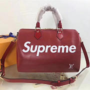Louis Vuitton Supreme Speedy Red M40432 3012 30cm - 1
