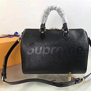 Louis Vuitton Supreme Speedy Black M40432 30cm - 1