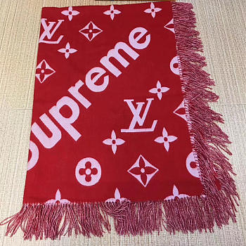 Louis Vuitton Supreme BagsAll Scarf RED 3089