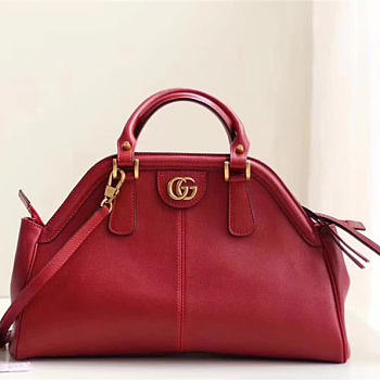 Gucci RE(Belle) Medium Top Handle Bag ‎516459 Red 2018 39cm