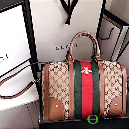 Gucci Ophidia GG Supreme 33 Handle Bag 2657 - 1