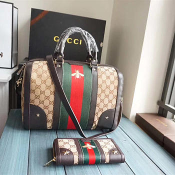 Gucci Ophidia GG Supreme 33 Handle Bag 2653