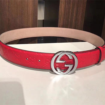 Gucci GG Leather Belt 03