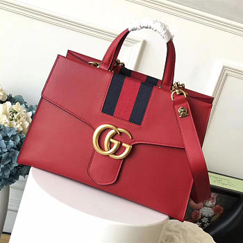 Gucci Marmont 36 shoulder bag red