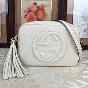 Gucci Soho Disco 21 Leather Bag Cream Z2365 - 1
