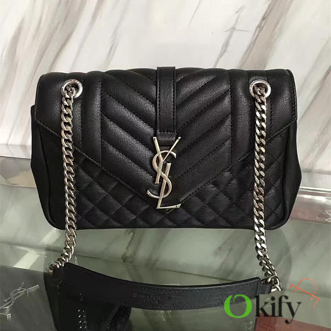 YSL Envelope Medium 24 Bag Black BagsAll  - 1