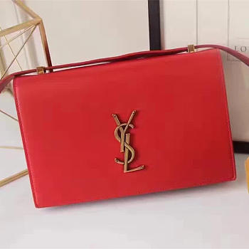 YSL Monogram Small Dylan 24 Red BagsAll 4859