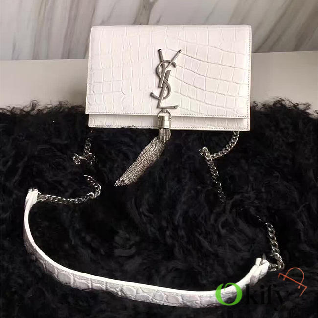 YSL Monogram Kate Bag With Leather Tassel BagsAll 4993 - 1