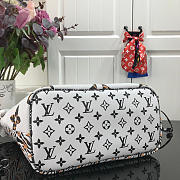 Bagsall lv Neverfull Medium size handbag Big white letter 32cm - 5