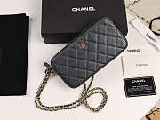 Chanel 2019 new chain bag black 19cm - 6