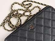 Chanel 2019 new chain bag black 19cm - 2