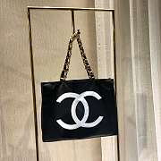 CHANEL fashion chain bag black 41cm - 1