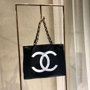 CHANEL fashion chain bag black 41cm