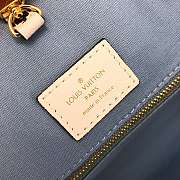 LV Monogram Giant On The Go Tote Bag Blue 41cm - 6