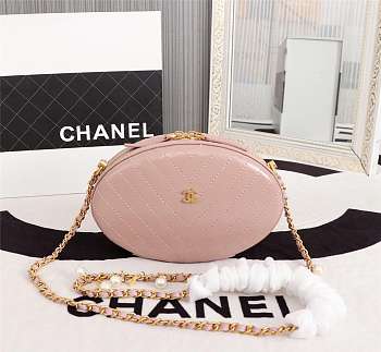 Chanel Whole Cowhide pink 19.5cm