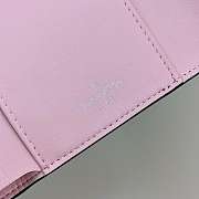 LV TWIST Short wallet Pink leather embossing pink 12cm - 5