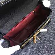 Chanel Leather Flap Bag Black Length 23cm Gold - 2