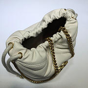 Bagsall GUCCI White GG Marmont Gold Vuckle Leather - 5