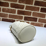 Bagsall GUCCI White GG Marmont Gold Vuckle Leather - 6