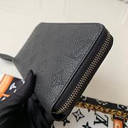LV hollow single pull wallet 20 black M58431  - 2