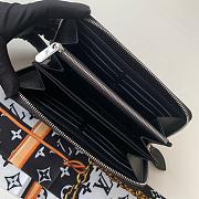 LV hollow single pull wallet 20 black M58431  - 4