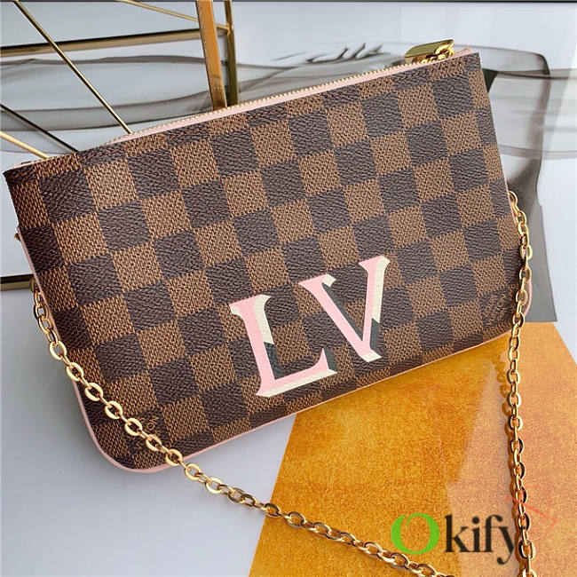 Bagsall louis vuitton pochette double zip bag n60254 - 1