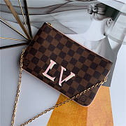 Bagsall louis vuitton pochette double zip bag n60254 - 5