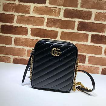 Gucci GG Marmont chain bag 18.5 Black