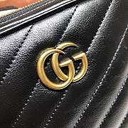 Gucci GG Marmont chain bag 18.5 Black - 6