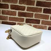 Gucci GG Marmont chain bag 18.5 White - 3