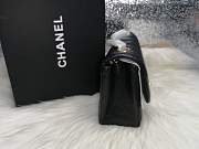 Chanel Flap Bag black caviar gold hardware 17cm - 6