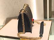 Fendi Calfskin Flap Handbag Detachable 19cm - 6