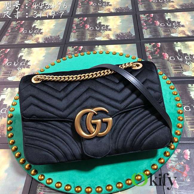 Gucci Velvet 31 chain bag 443496 - 1