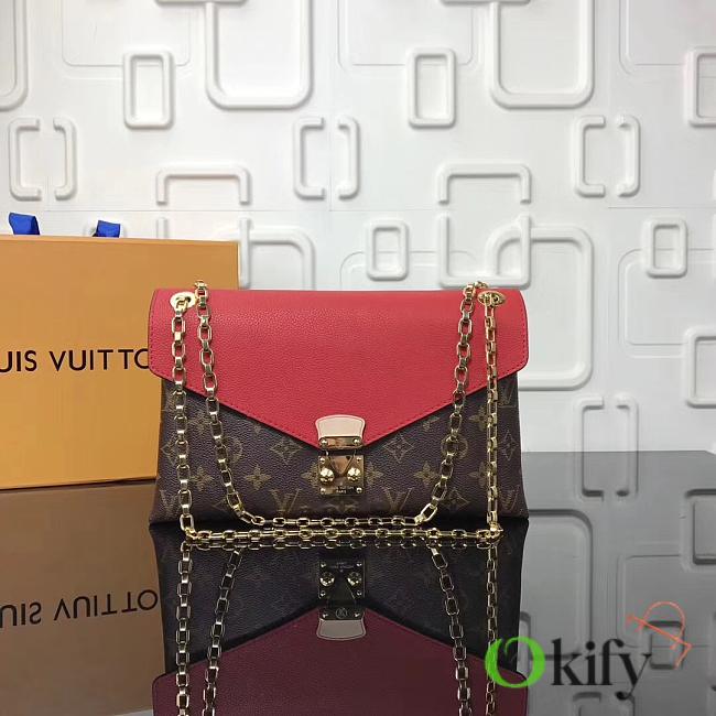 LV Monogram Chain bag M41200 red 26cm - 1